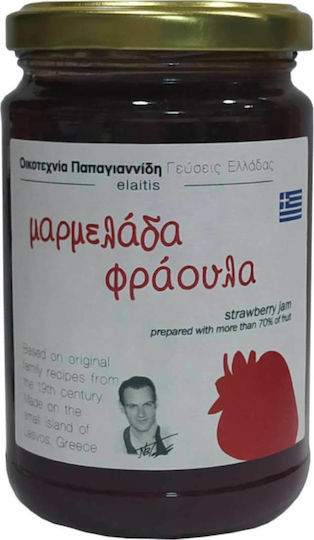 Oikotechnia Papagiannidis Geyseis Elladas Jam Strawberry 380gr