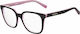 Moschino Love Plastic Eyeglass Frame Black MOL5...