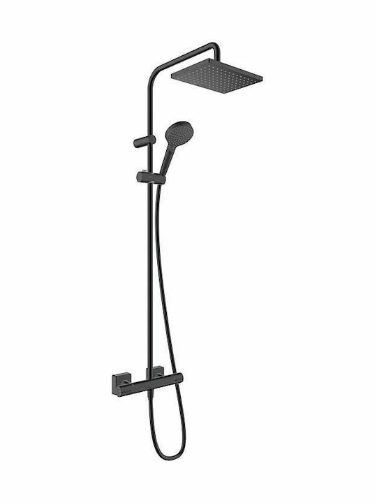 Hansgrohe Vernis Shape Shower Column without Mixer 112.4cm Black