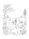 Komar Kinder Tapete Winnie the Pooh Walk 45337 B200xH280cm