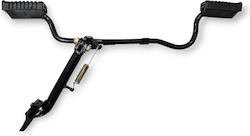 Foot Peg Driver Honda Astrea Grand Dream Supra Black Rubber Set