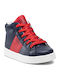 Παιδικά Sneakers High Navy Μπλε