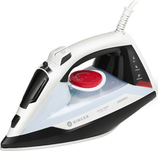 Singer Perfect Steam Σίδερο Ατμού 2400W με Συνεχόμενη Παροχή Ατμού 40gr/min