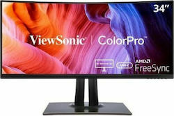 Viewsonic VP3481A Ultrawide VA HDR Curved Monitor 34" QHD 3440x1440 with Response Time 5ms GTG