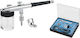 Maestro Maestro Airbrush Mab-34K with Tank 22ml Injector 0.2 0.3 and 0.5mm Pressure 3.5bar Set