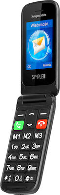 Kruger & Matz Simple 930 Dual SIM Mobile Phone with Large Buttons Black