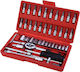 Ratschen- & Steckschlüssel-Sets 1\4" 46Stück