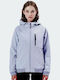 Emerson Women's Short Sports Jacket for Winter with Hood Lilacc