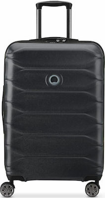 Delsey Expandable Medium Suitcase H68cm Black