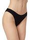 Fimelle Cozy Rib Modal Rio Γυναικείο Slip Μαύρο