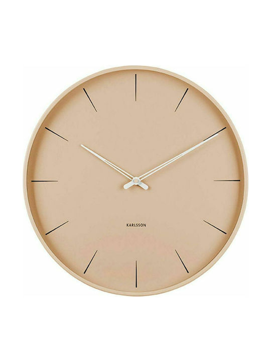 Karlsson Lure Wall Clock Metallic Sand Ø40cm