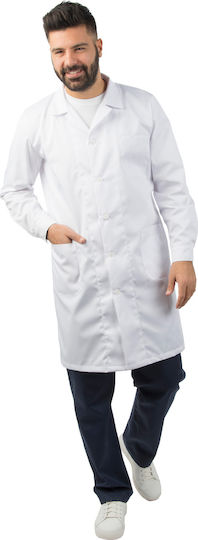 Ayo Merlin Bărbați Halat medical de pansament Alb
