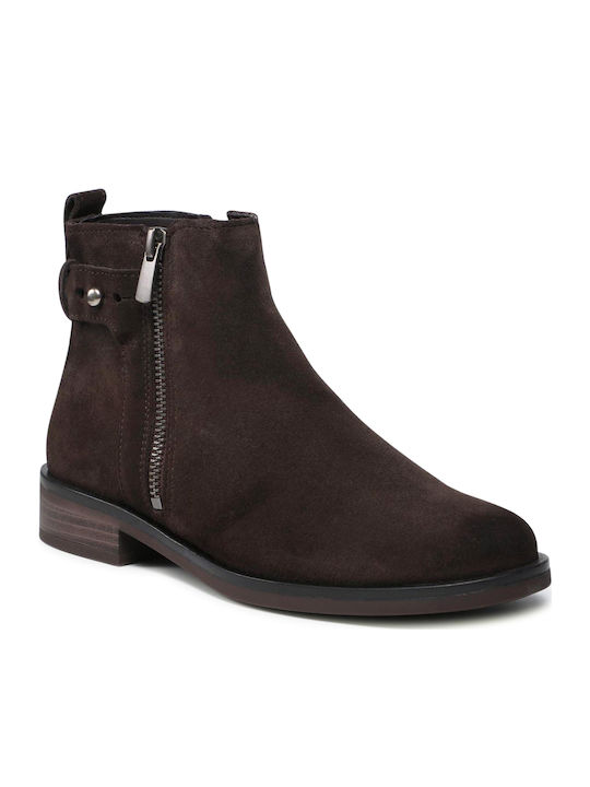 Clarks Memi Lo Ботуши До Глезена Кафяви