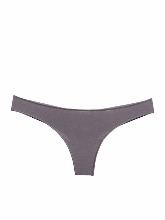 Dreams by Joyce Women's Brazil Briefs Gray
