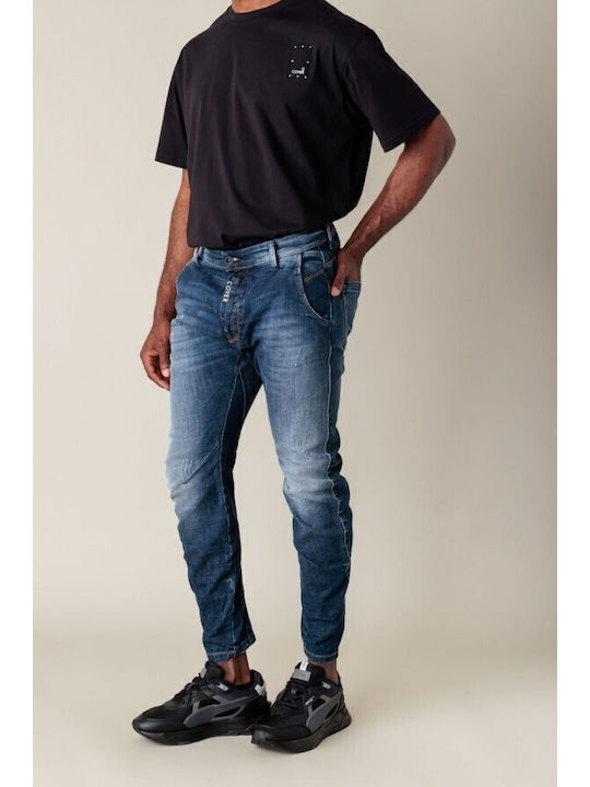 Namos Q2475 Men's Jeans Pants Elastic with Skinny Fit Blue