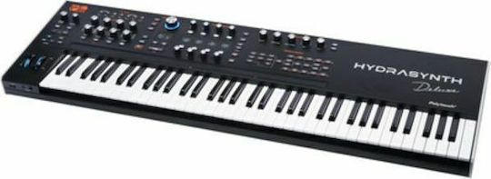 Ashun Sound Machines Sintetizator Hydrasynth Deluxe cu 73 Semi-ponderat Taste Negru