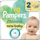 Pampers Πάνες με Αυτοκόλλητο Harmonie No. 2 για 4-8kg 39τμχ
