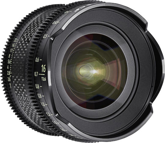 Samyang Full Frame Camera Lens XEEN CF 16mm T2.6 Pro Cine Fixed for Canon EF Mount Black