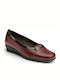 Boxer Women's Leather Loafers Burgundy