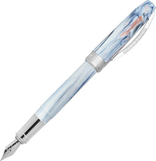 Visconti Van Gogh Stilou Medium 0.8mm Albastru Deschis Cu Cerneală Roșie