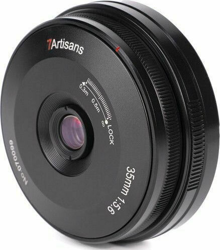 7artisans Cadru complet Obiectiv Foto Photoelectric 35mm F/5.6 Unghi larg / Clătite pentru Montura Leica L Black