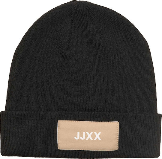 Beanie Γυναικείος Σκούφος Πλεκτός σε Μαύρο χρώμα