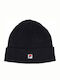 Emrick Beanie Beanie Unisex Σκούφος με Rib Πλέξη σε Μαύρο χρώμα