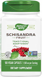 Nature's Way Schisandra Fruit 580mg 100 Vegetable Capsules