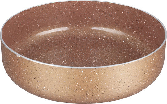 Chios Hellas Woodstone Aluminum Round Baking Pan with Stone Coating 32cm