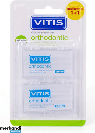 Vitis Orthodontic Wax Oral Care Accessories for Irritations 10 Pieces