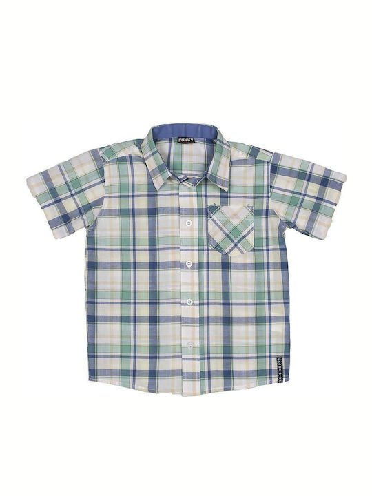 Funky Kids Checked Shirt Multicolour