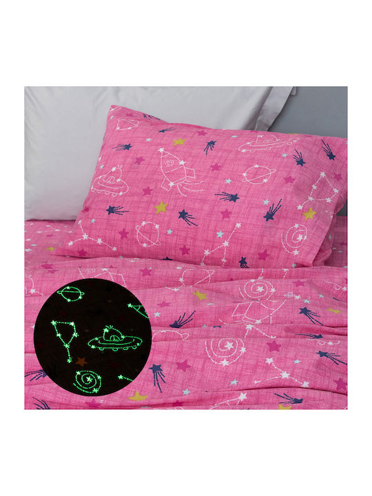 Palamaiki Luminous Kids Cotton Pillowcase 50x70...