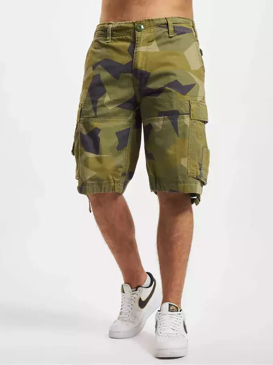 Brandit Men's Shorts Cargo Swedish Camo