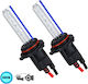 GloboStar Lampen Auto & Motorrad H10 Xenon 8000K Kaltes Weiß 24V 70W 2Stück