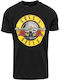 Merchcode Logo T-shirt Guns N' Roses Black Cotton MT346-00007