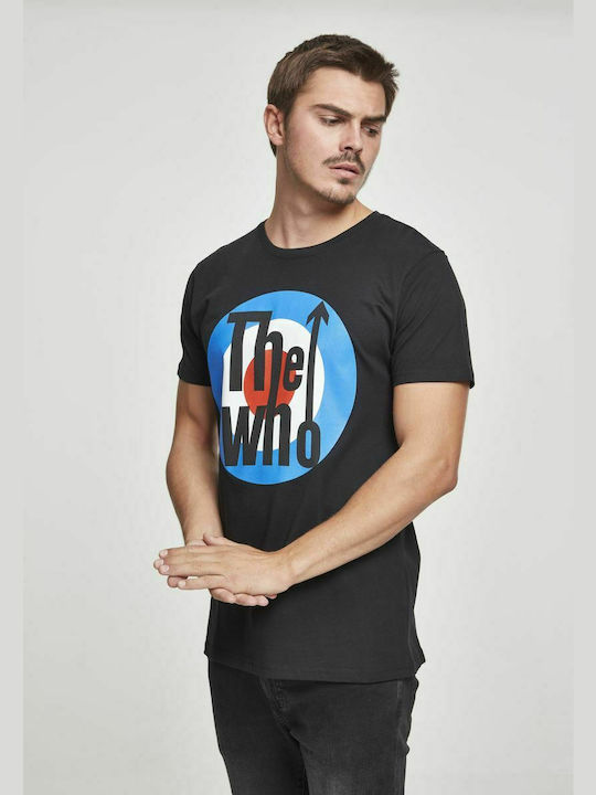 Merchcode The Who Classic Target T-shirt σε Μαύρο χρώμα