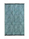 Palamaiki Dc007 Teppich Rechteckig Synthetisch,Polyester/Cotton/Leather mit Fransen Gray mit Quasten