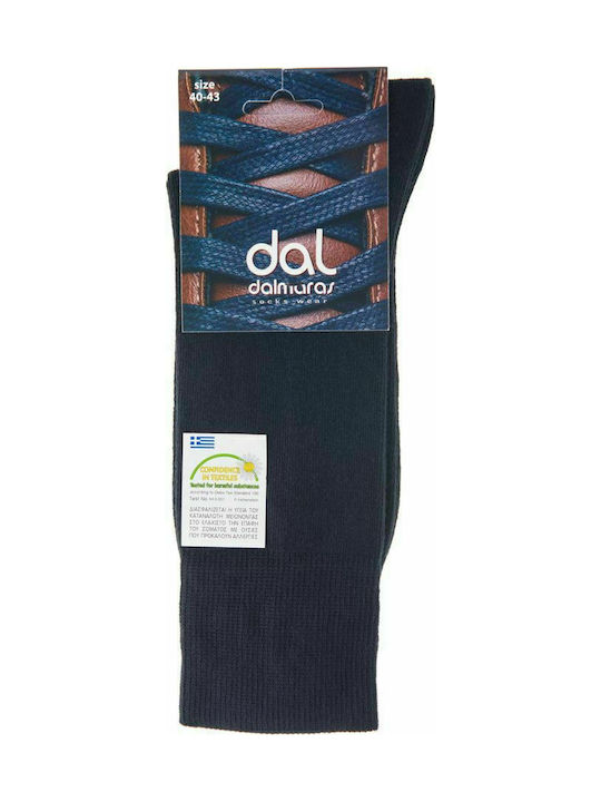 Dal 140 Herren Einfarbige Socken Schwarz 1Pack