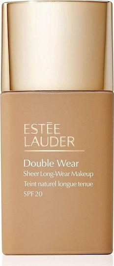 Estee Lauder Double Wear Sheer Long-Wear Лилаво/бяло SPF20 4W1 Меден бронз 30мл