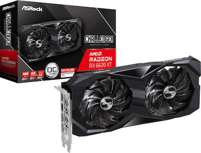 ASRock Radeon RX 6600 XT 8GB GDDR6 Challenger D OC Κάρτα Γραφικών