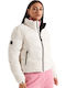 Alpine Luxe Down Kurz Damen Puffer Jacke für Winter Weiß
