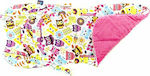 X-treme Baby Stroller Seat Liner Double Sided Owl 35x85cm Pink