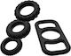 Addicted Toys 4 Cock Rings Set Black