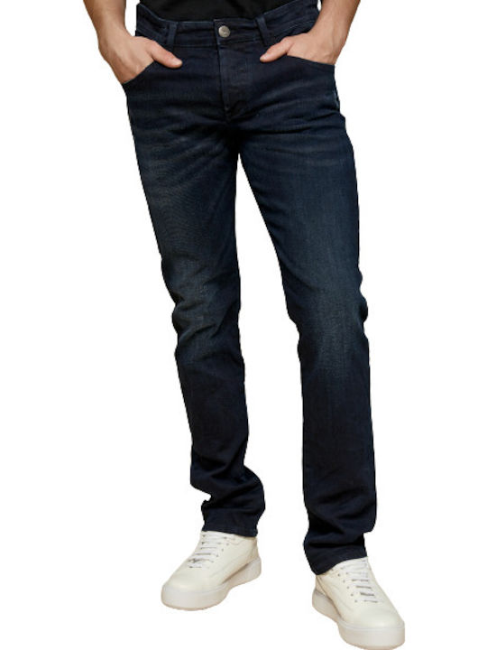 Edward Jeans Du.Dani Ανδρικό Παντελόνι Τζιν σε Slim Εφαρμογή Dark Blue Denim