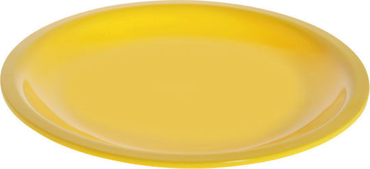 Melaware Servierplatte aus Melamin Ø18,5cm Gelbe