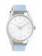 Oozoo Timepieces Uhr mit Blau Lederarmband