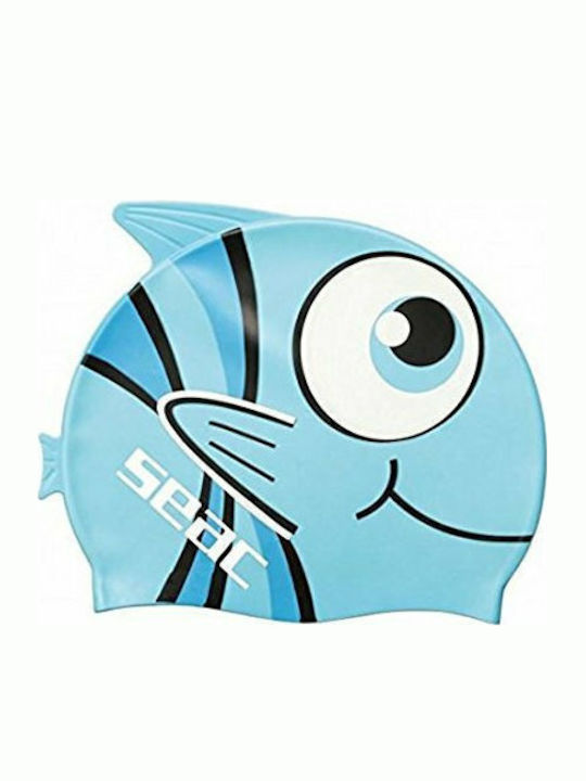 Seac Fancy Shark Σκουφάκι Κολύμβησης Παιδικό Μπλε