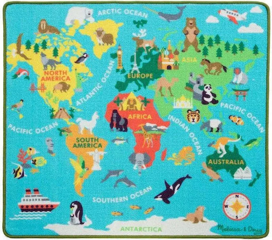 Melissa & Doug Κόσμος Πολύχρωμο 100x102cm