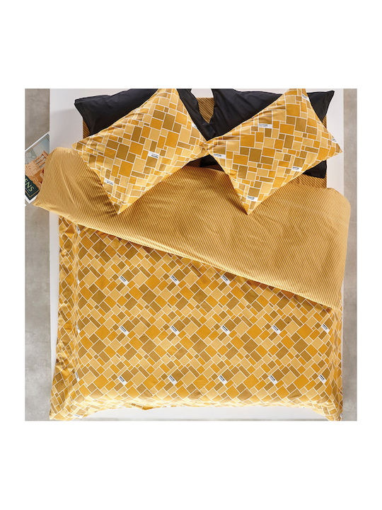 Kentia Πάπλωμα Υπέρδιπλο 220x240εκ. Pantone 0928 Mustard