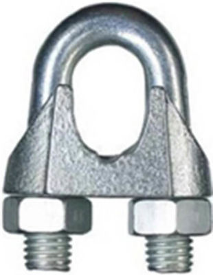 Benman Wire Rope Clamp Boat Deck Galvanized Wire Rope Clamp M8 / 5mm